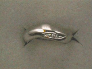 Handschmuck Ref.-Nr.: 61700403 585/- Gold 5 Diamant Wesselton kleine Einschl&uuml;sse Brillantschliff 0.09ct. 
