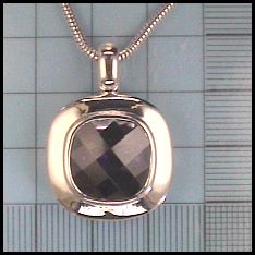 Halsschmuck Ref.-Nr.: 52280185 925/- Silber 1 Zirkonia  lila 