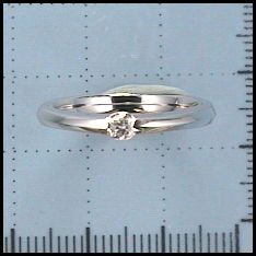 Engelkemper Handschmuck Ref.-Nr.: 62277617 585/- Gold, wei&szlig; 1 Diamant Wesselton kleine Einschl&uuml;sse Brillantschliff 0,10ct.  Ringgr&ouml;&szlig;e 56