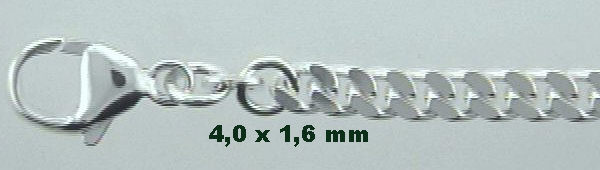 Armschmuck Ref.-Nr.: F25989/19 925/- Silber, wei&szlig; L&auml;nge 19cm