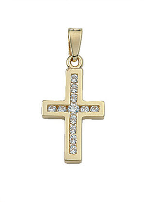 Max Fr&ouml;hlich Halsschmuck Ref.-Nr.: AN 50038 333/- Gold, gelb 12 Zirkonia  