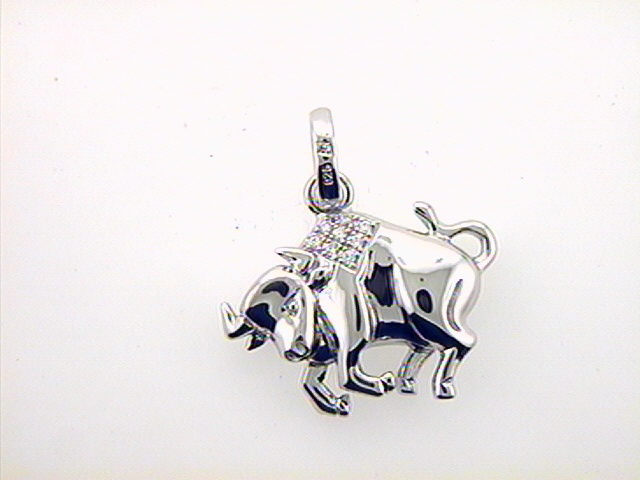 Halsschmuck Ref.-Nr.: 99/Sti 925/- Silber 5 Zirkonia 
