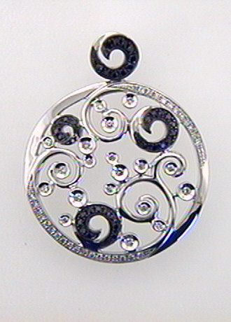 Max Fr&ouml;hlich Halsschmuck Ref.-Nr.: 501/139498 585/- Gold, wei&szlig; 84 Diamant Wesselton kleine Einschl&uuml;sse Brillantschliff 0,205ct. 