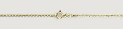 Max Fr&ouml;hlich Halsschmuck Ref.-Nr.: 3140/45 Anker diamantiert Collier Kette aus Gold 45cm
