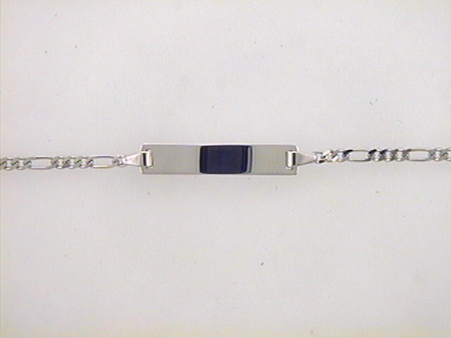Armband Ref.-Nr.: ID40224/18 925/rh/- Silber, wei&szlig; L&auml;nge 18cm