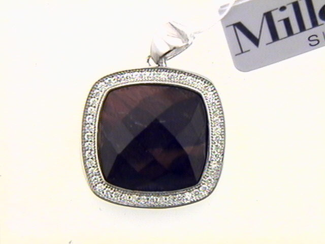 Halsschmuck Ref.-Nr.: 241/148126 925/- Silber 30 Zirkonia 