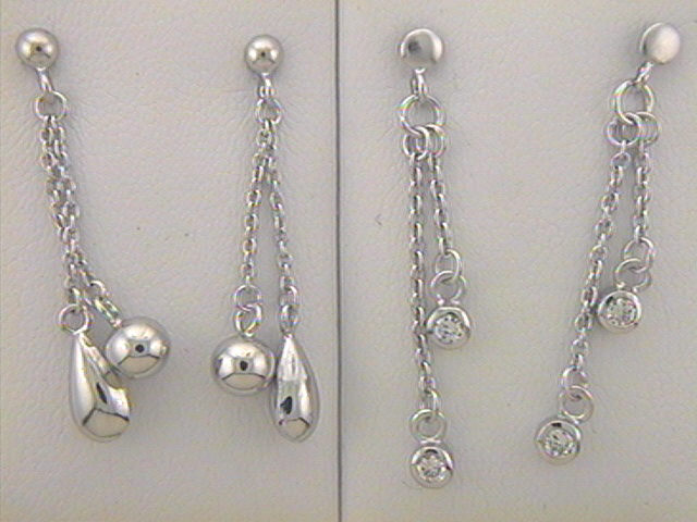 Kopf.-und Ohrschmuck Ref.-Nr.: 217/153105 925/- Silber 