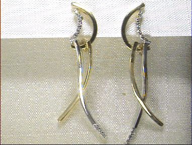 Kopf.-und Ohrschmuck Ref.-Nr.: A8-12-08363 375/- Gold 20 Zirkonia 
