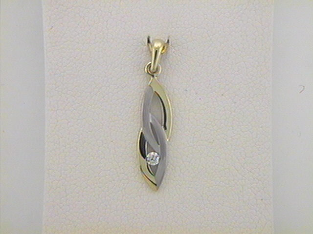 Max Fr&ouml;hlich Halsschmuck Ref.-Nr.: 665/157127 333/- Gold, Gelbgold/Weissgold