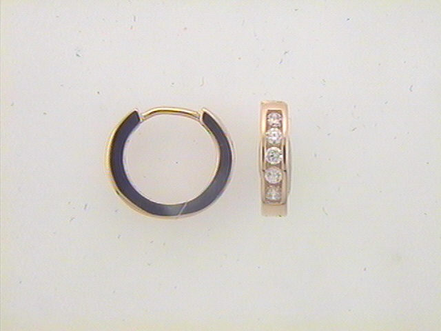 Max Fr&ouml;hlich Ohrschmuck Ref.-Nr.: OS 154481 925/- Silber, Ros&eacute; Zirkonia  Wei&szlig; 