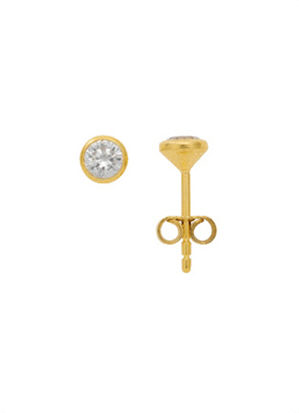 Max Fr&ouml;hlich Ohrschmuck Ref.-Nr.: OS 108900 333/- Gold, gelb 2 Zirkonia  Wei&szlig; 