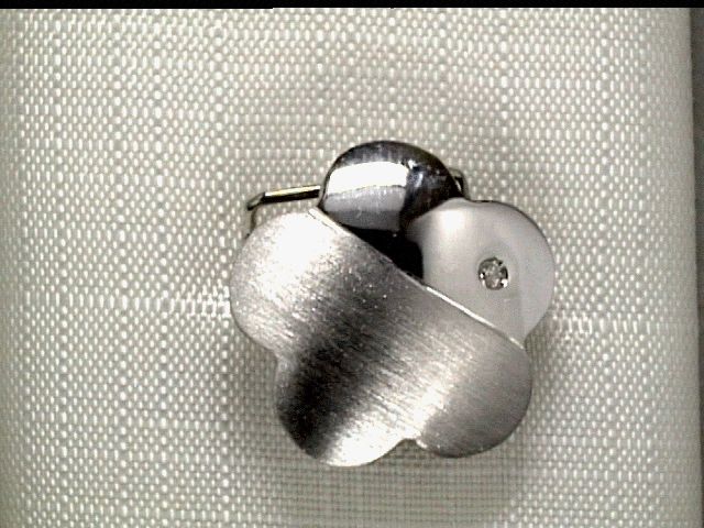 Halsschmuck Ref.-Nr.: 31-89114-0 585/- Gold, wei&szlig; 1 Diamant Top Cape deutliche Einschl&uuml;sse Brillantschliff 0,01ct. 