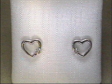 Kopf.-und Ohrschmuck Ref.-Nr.: 01-86527-0 585/- Gold 2 Diamant Top Cape deutliche Einschl&uuml;sse Brillantschliff 0.08ct. 