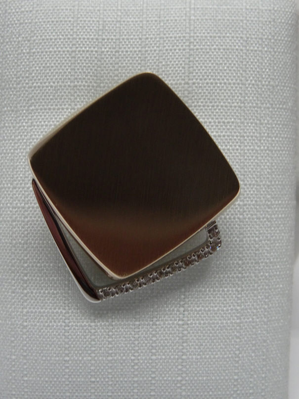 Halsschmuck Ref.-Nr.: 31/85823-0 585/- Gold, Wei&szlig;gold/Rosegold 10 Diamant Wesselton kleine Einschl&uuml;sse Brillantschliff 0,065ct. 