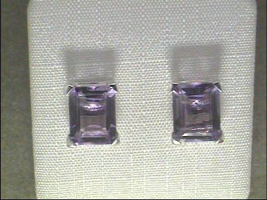 Kopf.-und Ohrschmuck Ref.-Nr.: 7226-3945 925/- Silber 2 Amethyst 