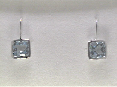 Kopf.-und Ohrschmuck Ref.-Nr.: 2637-7941 925/- Silber 2 Topas blau 