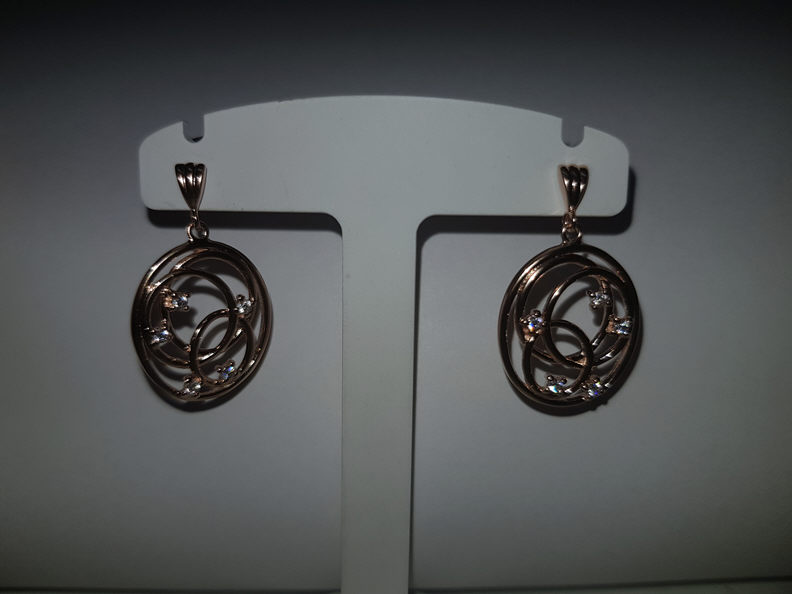 Kopf.-und Ohrschmuck Ref.-Nr.: 9362-3601-6 925/- Silber 10 Zirkonia  Wei&szlig; 