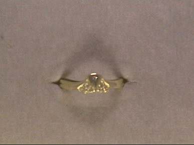 Handschmuck Ref.-Nr.: 59-348-26 585/- Gold, gelb 1 Diamant Wesselton kleine Einschl&uuml;sse Brillantschliff 0,07ct.  Ringgr&ouml;&szlig;e 57