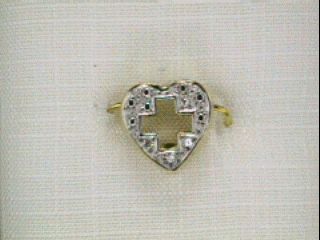 Halsschmuck Ref.-Nr.: 55-359-72 333/- Gold 4 Diamant Wesselton deutliche Einschl&uuml;sse Brillantschliff 0.02ct. 