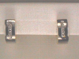 Kopf.-und Ohrschmuck Ref.-Nr.: 22-611-26 333/- Gold, Bi~Col 10 Zirkonia 
