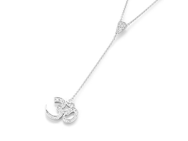 Halsschmuck Ref.-Nr.: 910509430 925/- Silber 43 Zirkonia 