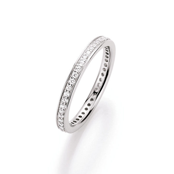 Schmuckkollektion Kriegbaum Ringe Ref.-Nr.: 93000693520 925/- Silber  Zirkonia  Wei&szlig;  Ringgr&ouml;&szlig;e 52