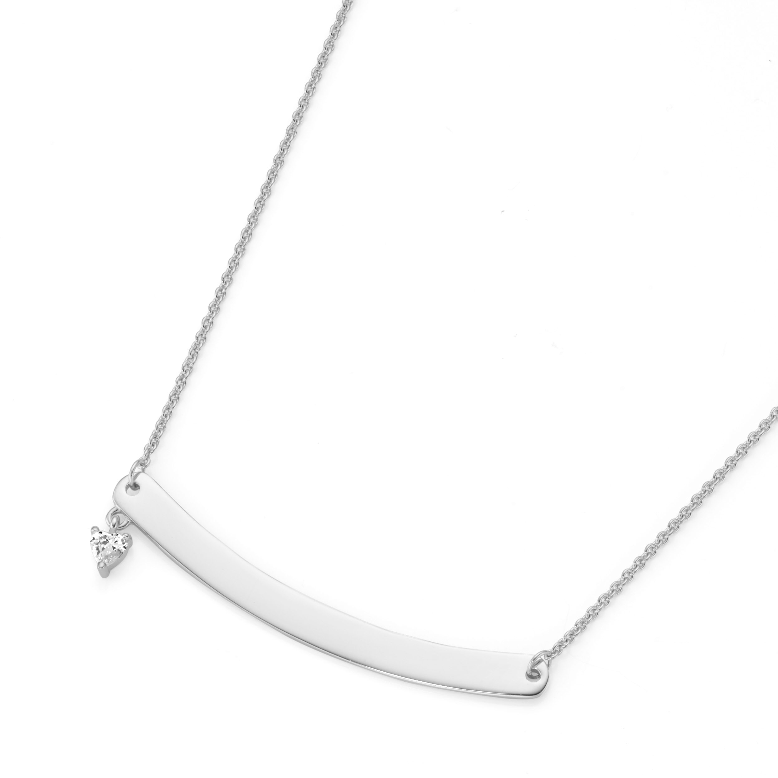 Halsschmuck Ref.-Nr.: 911129450 925/- Silber 43 Zirkonia 