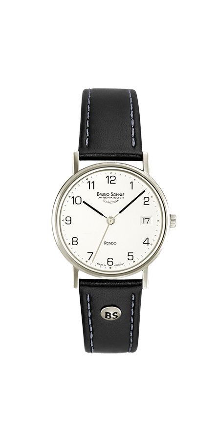 Bruno S&ouml;hnle Damenuhren Stahl Leder Quartz 30 Meter Ref.-Nr.: 17-13106-221 