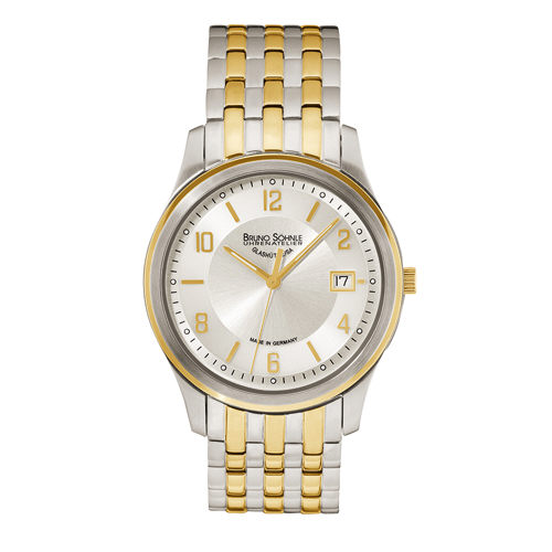 Bruno S&ouml;hnle Herrenuhren Stahl Metall Quartz 50 Meter Ref.-Nr.: 17-23118-262 