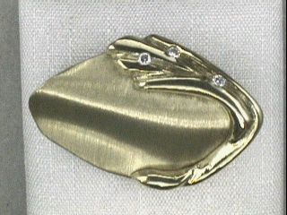 Halsschmuck Ref.-Nr.: 504-3 585/- Gold 4 Diamant Wesselton sehr kleine Einschl&uuml;sse Brillantschliff 0.06ct. 