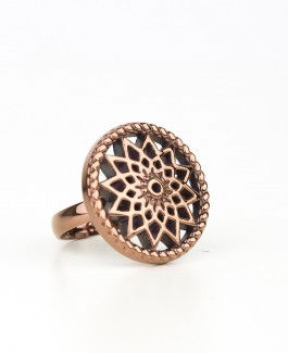 Traumf&auml;nger Ringe Ref.-Nr.: TFR0158BR Edelstahl, braun Ringgr&ouml;&szlig;e 58