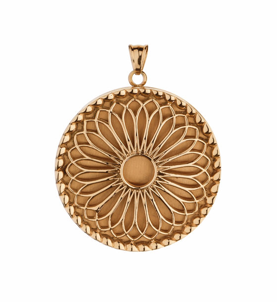 Traumf&auml;nger Anh&auml;nger Ref.-Nr.: TFM06MGO Edelstahl, gold
