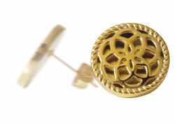 Kopf.-und Ohrschmuck Ref.-Nr.: TFE02SGO  Vergoldet/- Stahl 