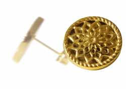 Traumf&auml;nger Ohrringe Ref.-Nr.: TFE01MGO  Vergoldet/- Edelstahl, gold