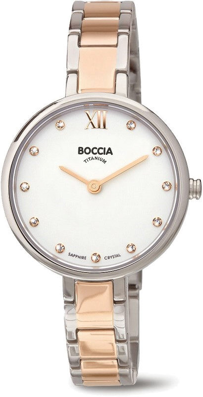 Boccia Damenuhren Titan Metall Quartz 50 Meter Ref.-Nr.: 3251-02 