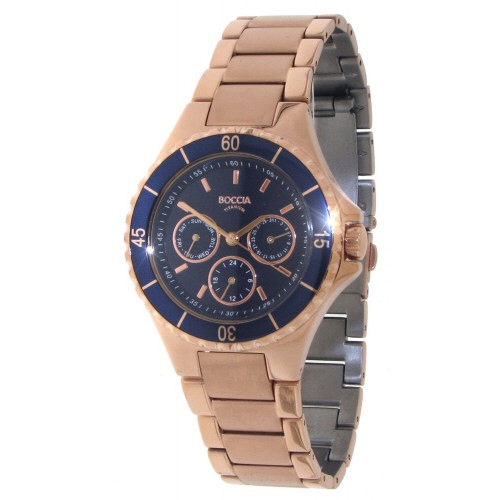 Boccia Damenuhren Titan Metall Quartz 100 Meter Ref.-Nr.: 3760-01 