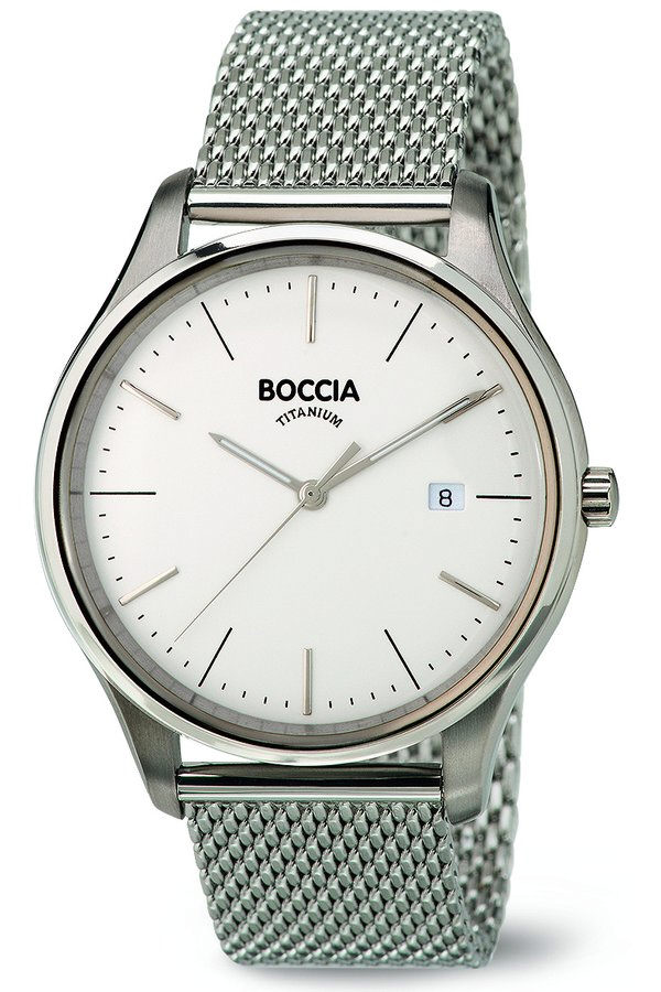 Boccia Herrenuhren EST/- Titan Metall Quartz 50 Meter Ref.-Nr.: 3587-03 