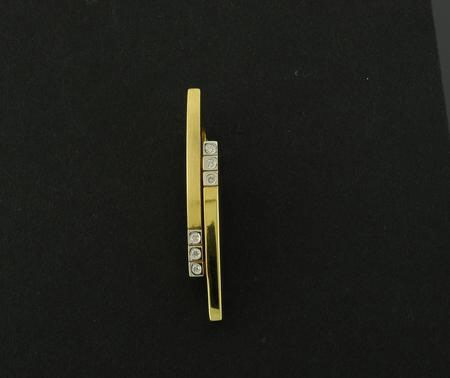 Halsschmuck Ref.-Nr.: 246291019 585/- Gold 6 Diamant Wesselton kleine Einschl&uuml;sse Brillantschliff 0.04ct. 