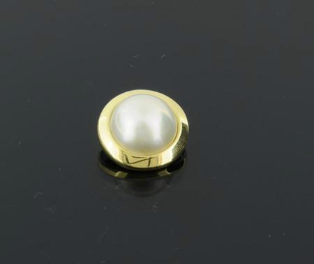 Wilhelm M&uuml;ller Halsschmuck Ref.-Nr.: 649431019 585/- Gold, gelb 1 Mabe Perle 10,0 bis10,5 mm