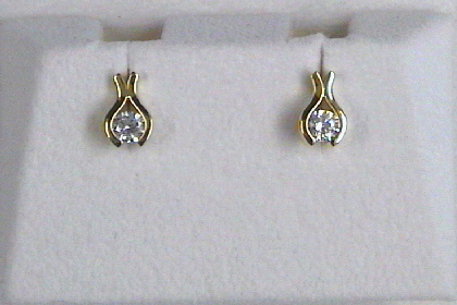 Kopf.-und Ohrschmuck Ref.-Nr.: 7051250 333/- Gold 2 Zirkonia 