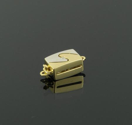 Halsschmuck Ref.-Nr.: 3633660 585/- Gold 2 Diamant Wesselton kleine Einschl&uuml;sse Brillantschliff 0.03ct. 