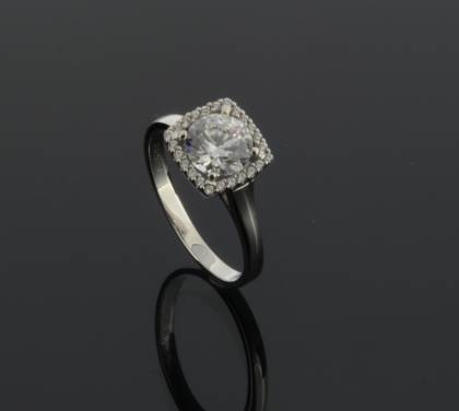Ringe Ref.-Nr.: 6748700 333/- Gold, wei&szlig; 1 Zirkonia  Wei&szlig;  Ringgr&ouml;&szlig;e 57
