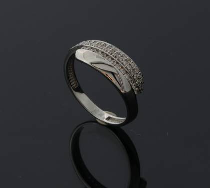 Ringe Ref.-Nr.: 6747390 333/- Gold, wei&szlig; 46 Zirkonia   Ringgr&ouml;&szlig;e 54