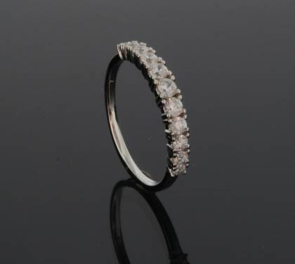 Ringe Ref.-Nr.: 6749910 333/- Gold, wei&szlig; 11 Zirkonia  Wei&szlig; 