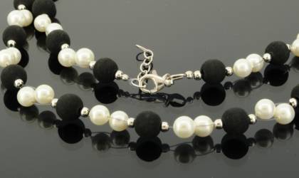 Halsschmuck Ref.-Nr.: 7650650 Silber 30 China Zuchtperlen 5,0-5,5 mm 