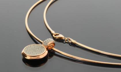 Halsschmuck Ref.-Nr.: 7619301 925/- Silber 95 Zirkonia 