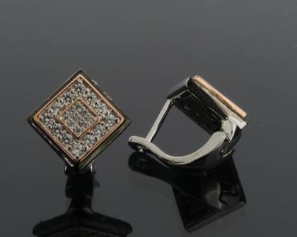Kopf.-und Ohrschmuck Ref.-Nr.: 7374400 925/- Silber 42 Zirkonia 
