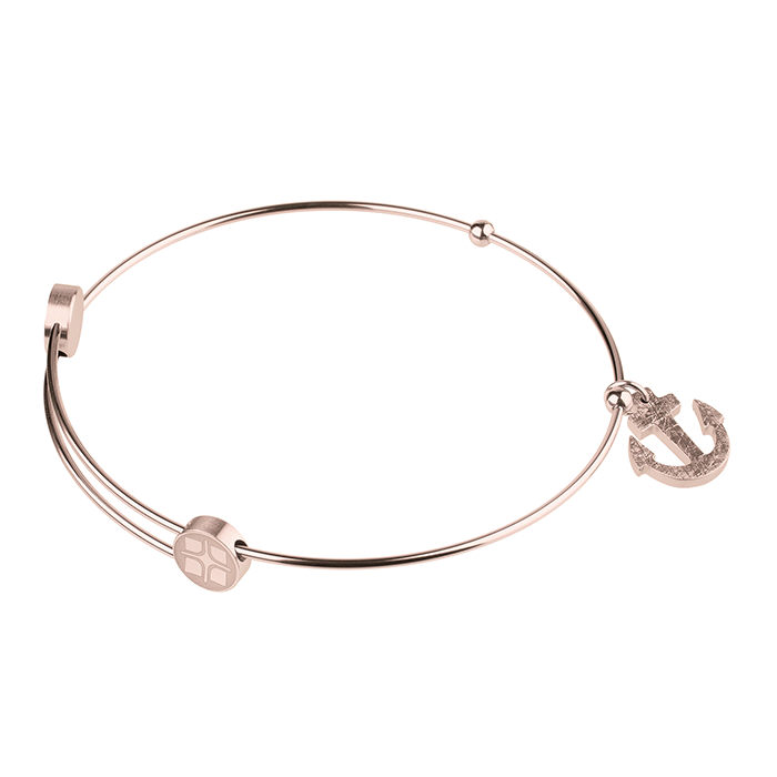 Ernstes Design Armreif Ref.-Nr.: A305 Edelstahl, Ros&eacute;
