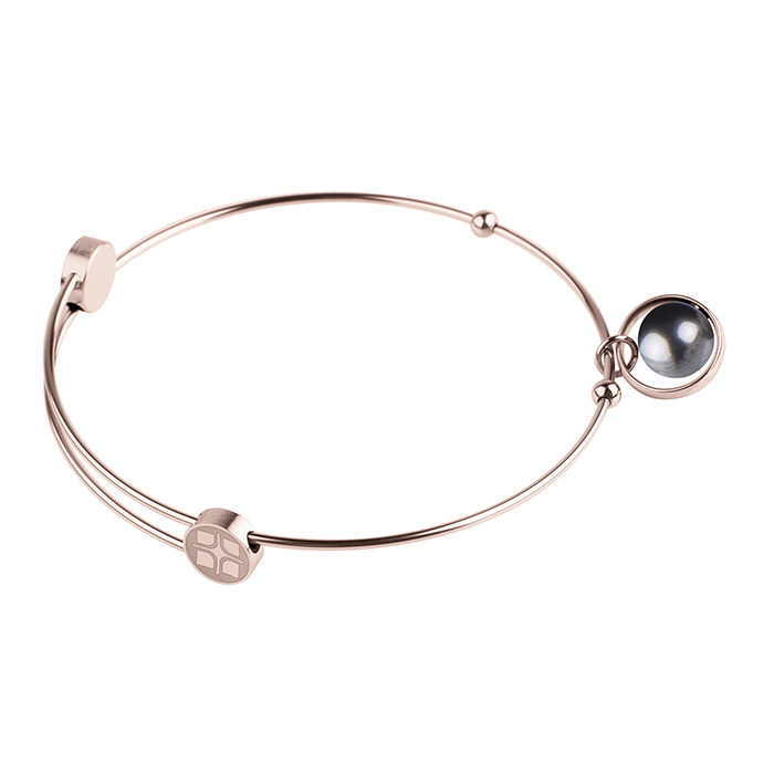 Ernstes Design Armreif Ref.-Nr.: A406.BLP Edelstahl, Ros&eacute;