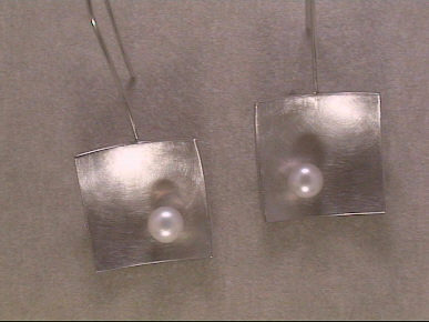Kopf.-und Ohrschmuck Ref.-Nr.: O Mona EST/- Stahl 2 Akoya Zuchtperle 4,0-4,5 mm Rosa Rund 